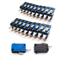 20x Microswitch 4.8mm Connector For Happ Style Push Buttons Micro Switch Zero Delay Controller Diy Arcade Game Part Replacement