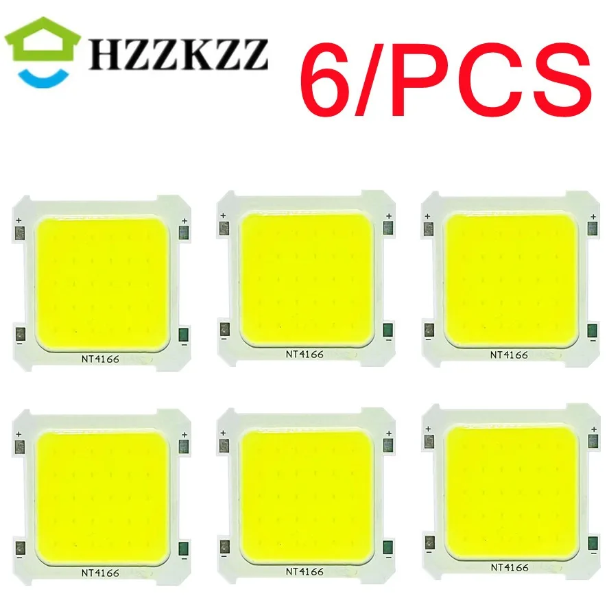 HZZKZZ 6 Pcs 5W COB LED chip high with bright white light for USB portable mini keychain outdoor pocket flashlight camping light