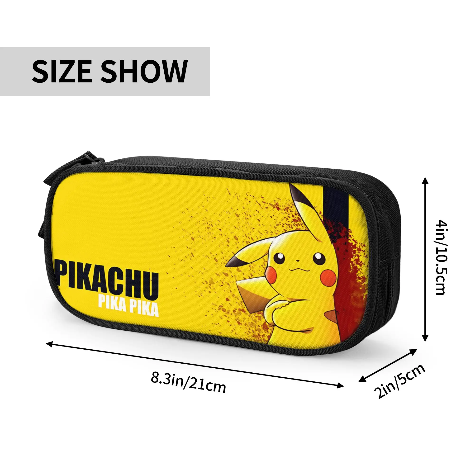 Custom Anime Pokemon Pikachu Theme Large Capacity Bags for Child  Handheld Study Bag for Boys Gilrs Kids