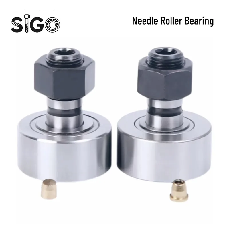 1PCS Heavy Duty Bolt Roller Bearing NUKR52-2RS 20X52X66MM  m20*1.5 Double Row Full Roller Structure Bearing