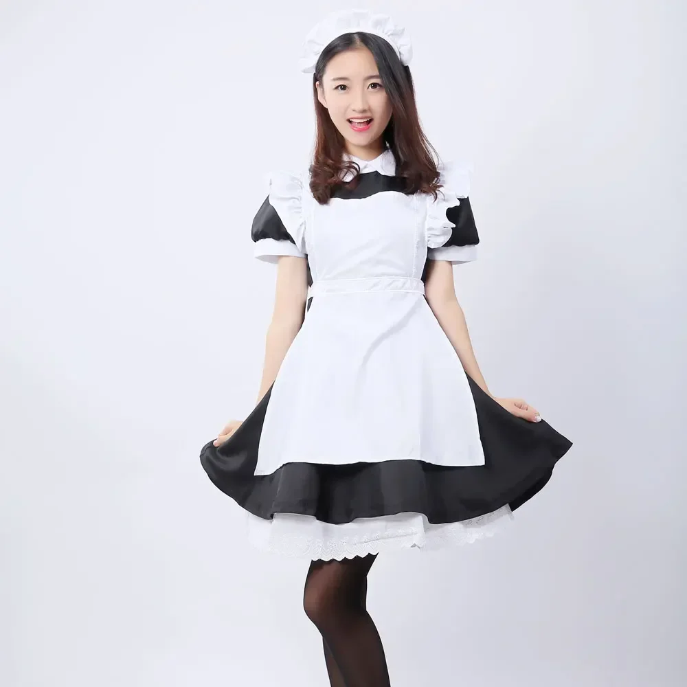 Lolita Dress Maid Cosplay Fantasia Carnival Party Halloween Costumes For Women