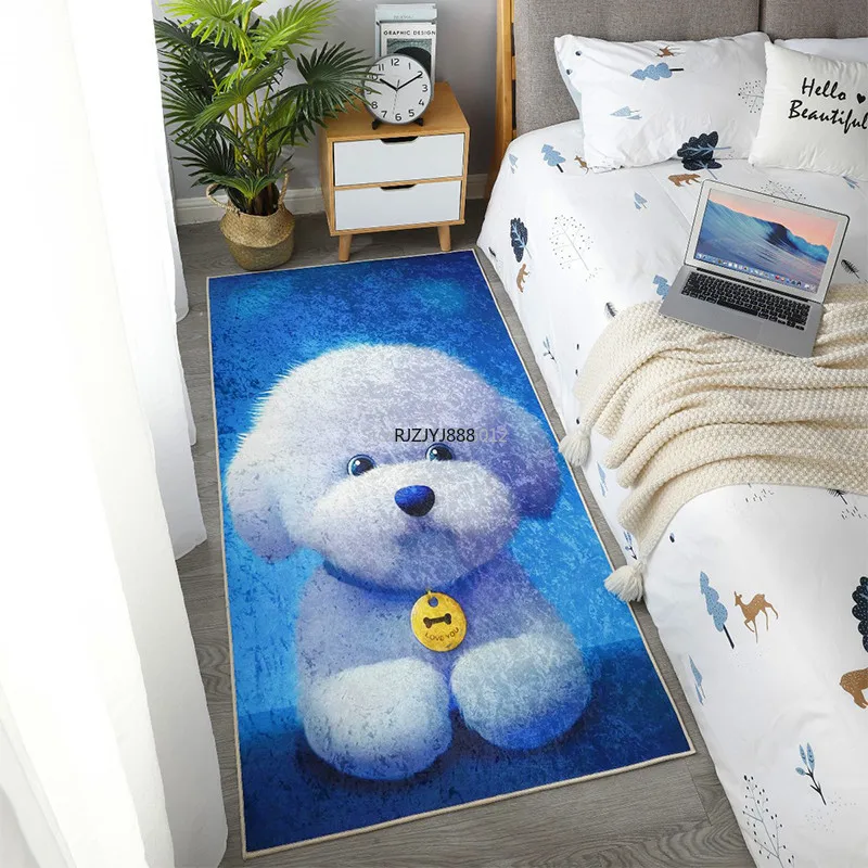 

200X300CM Golden Diamond Velvet Carpet Bedroom Cute Children's Room Bedside Blanket Anti-drop Mat Bay Window Mat