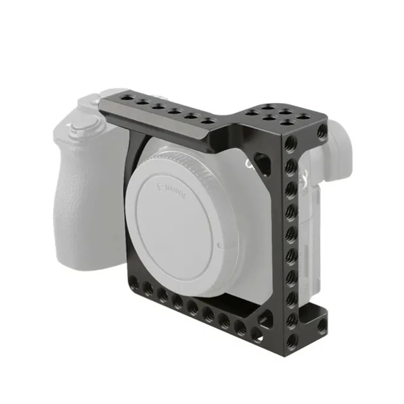 Camera Cage Frame With NATO Rail For Sony A6000 / A6300 / A6400 / A6500 / A6600 Canon Eos Cage Rig