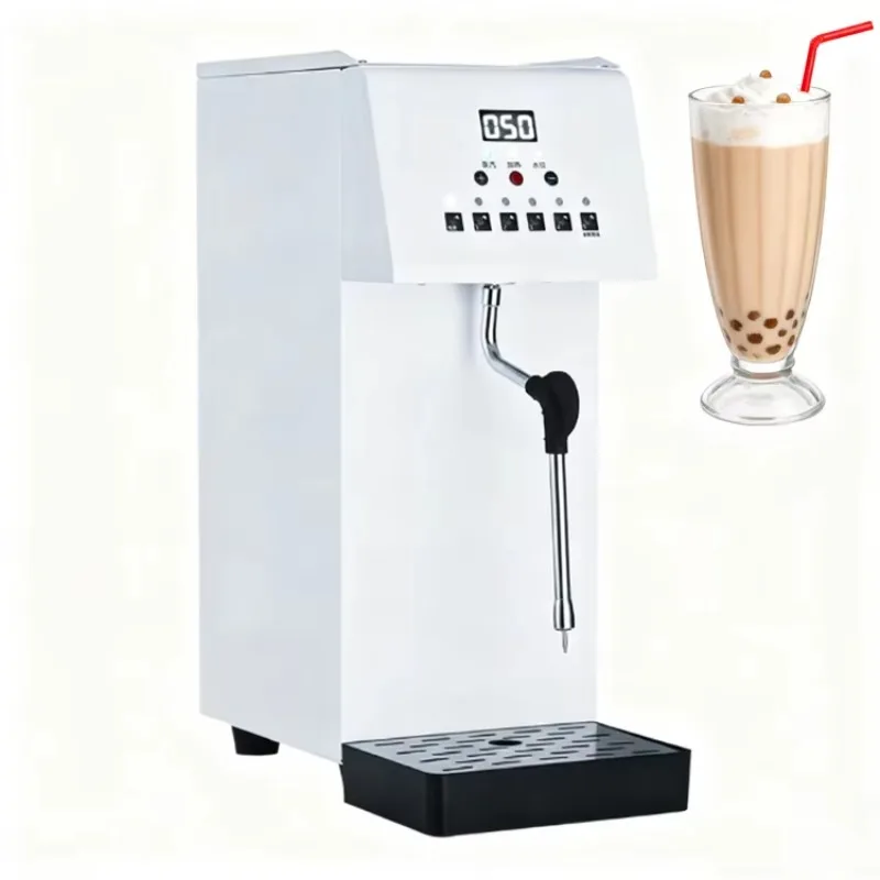 Stainless Steel Electric Milk Bubble Steamer Professional 6L Boiler Mini Frother Commercial Foamer Coffee Shop Equipment