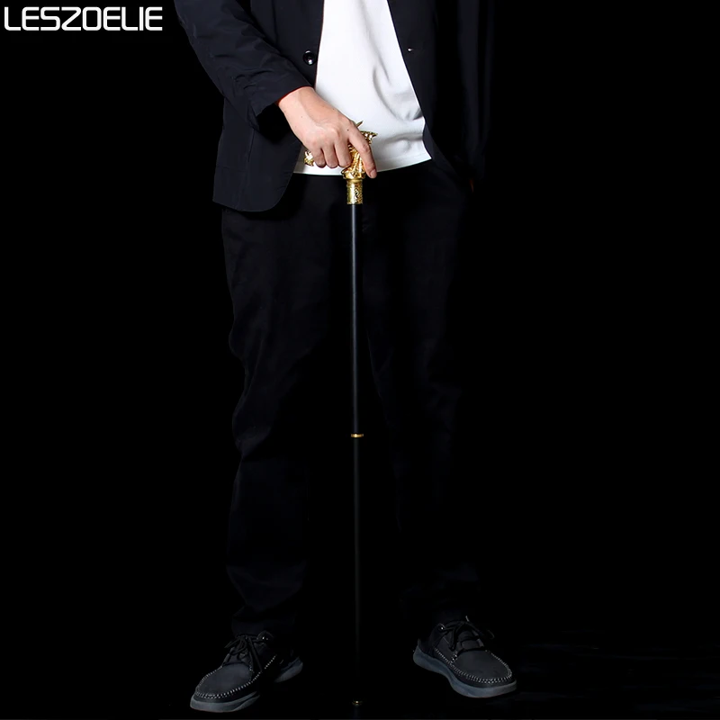 Роскошная трость с головой золотого дракона, 92 см, мужская и женская винтажная модная декоративная трость для вечеринки, косплея