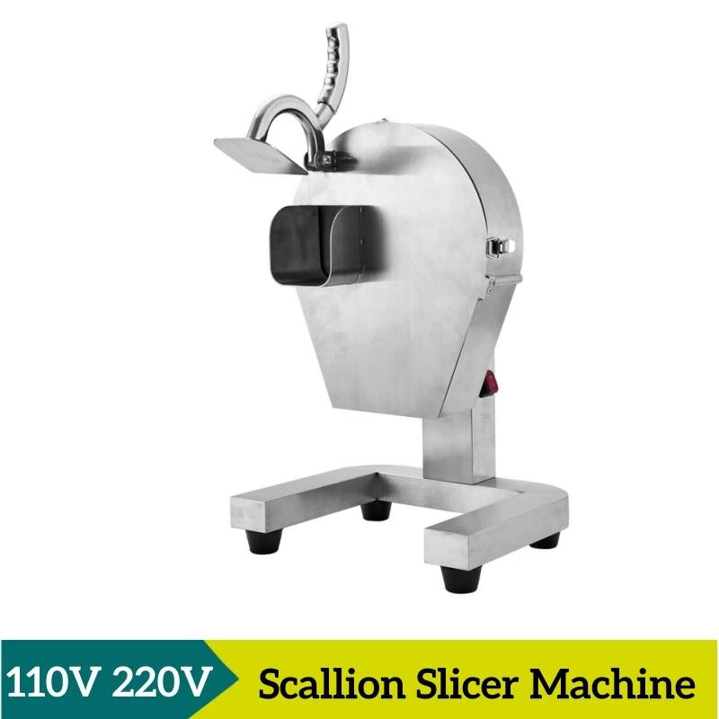 

2-8mm Adjustable Scallion Slicer Machine 110V 220V Carrot Cucumber Scallion Kitchen Equipment