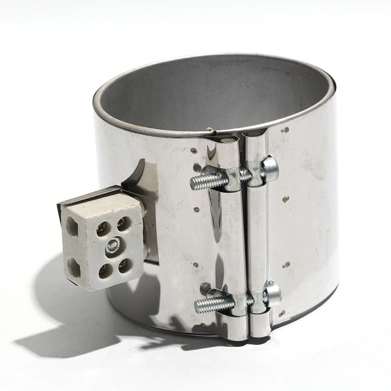 1PC ID70mm x Height 30-90mm Heating Ring Stainless Steel Injection Molding High-temperature Resistance 220V 200W-600W 300-400°C