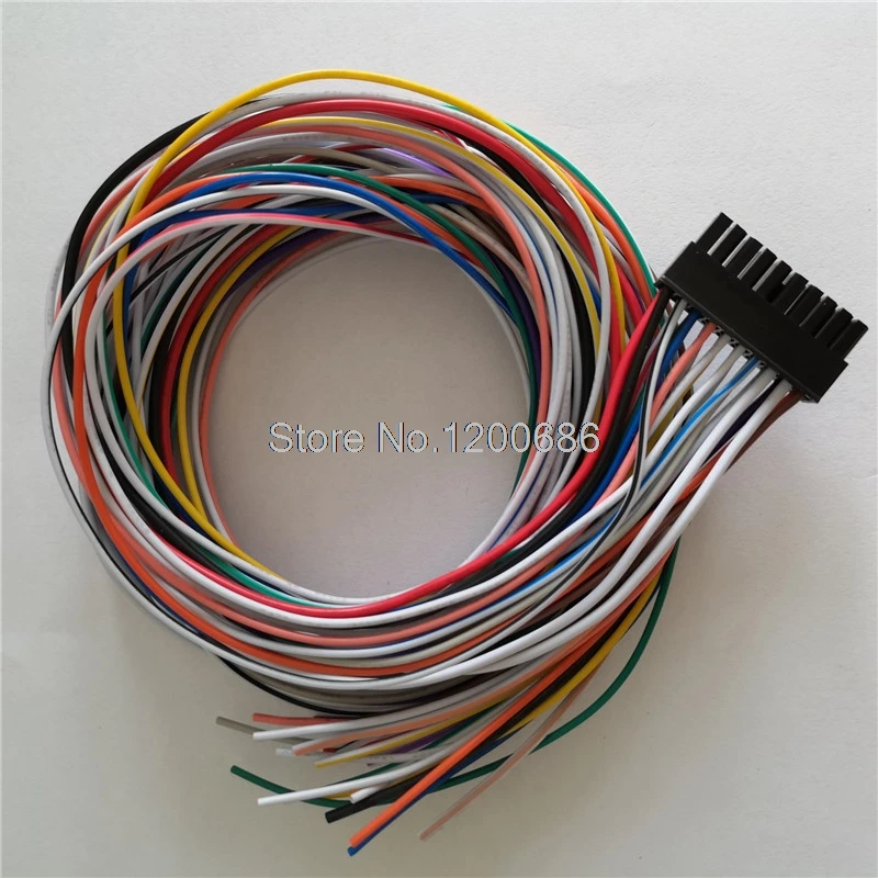 20AWG 30CM Micro-Fit 3.0 43025 Molex 3.0 2x12pin 0430252400 24pin Molex 3.0 2*12pin 24p wire harness