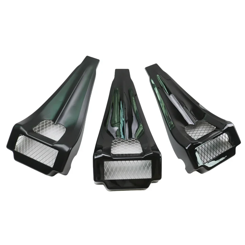 

Motorcycle Front Chin Spoiler Scoop Fairing Radiator Cover for Harley Road King Electra Street Road Glide 1997-2013