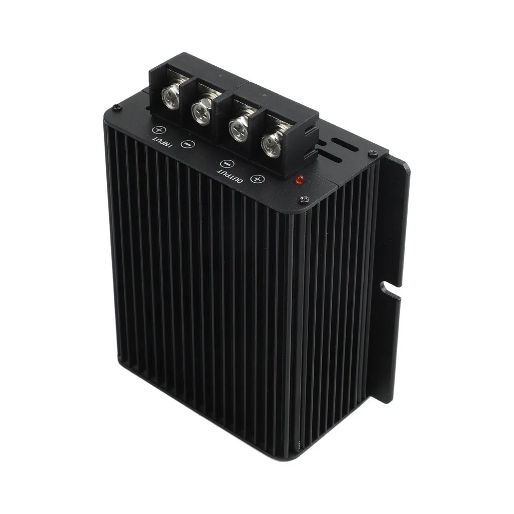 12V to 24V DC DC Converter 50A 1200W with Aluminum Casing and IP68 Protection for Harsh Duty Vehicle Applications
