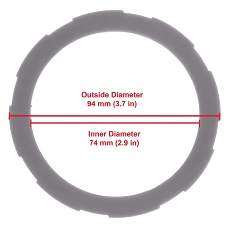 8 Pak gasket Blender 182341-000-842, segel karet silikon, cincin O, kompatibel untuk Blender Pro 1200W