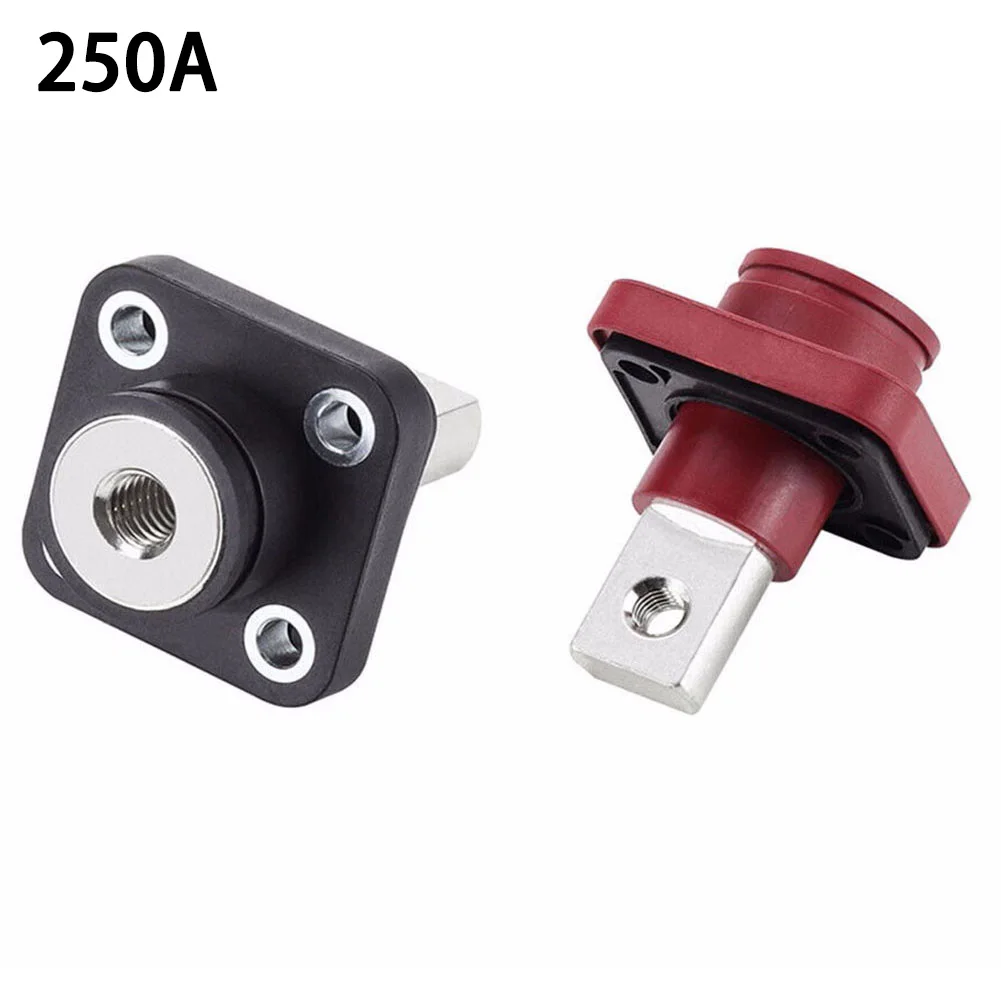 

Клемма аккумулятора 250А 23*23 мм Медный клеммный разъем Защелкивающаяся защита Легко заменяемая Беспроблемное обслуживание