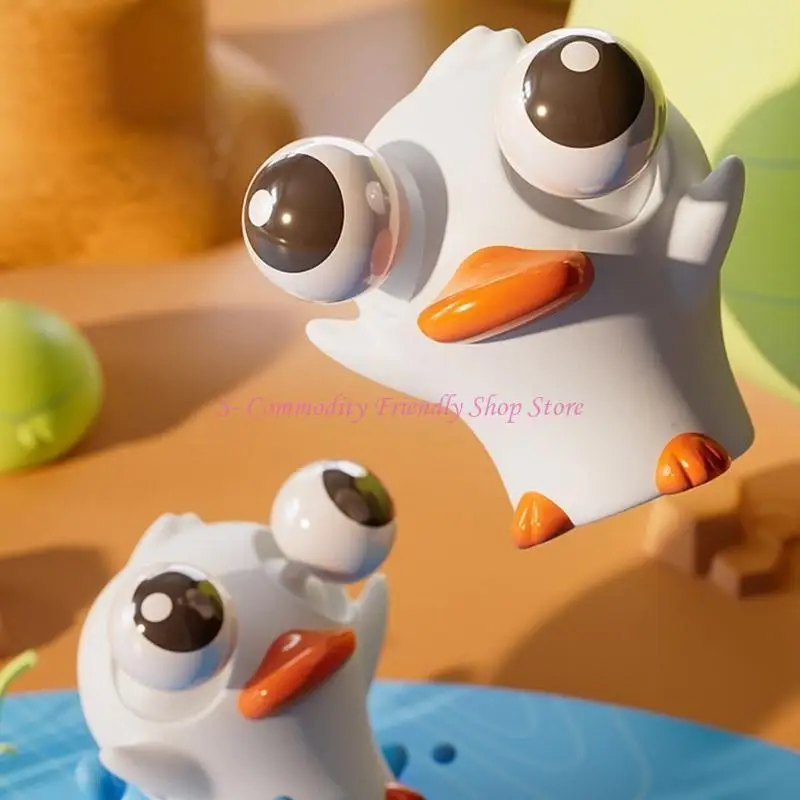 85AE Stress Relief Eye Popping Animal Toy Office Adult Hand Relaxation Squeezable Toy