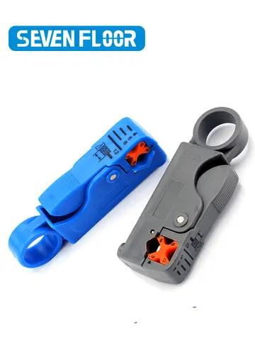 1PCS Ethernet Cable Stripper RJ45 Cat5 Cat6 Network Hand Tool Pliers Line UTP FTP Coax Coaxial Cutter Wire Stripping Tool