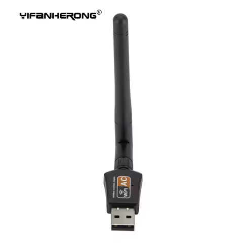 1PCS USB Wifi Adapter 5.0GHz+2.4GHz Wifi Receiver High Speed 600Mbps Wifi Antenna Wireless PC Network Card 802.11ac