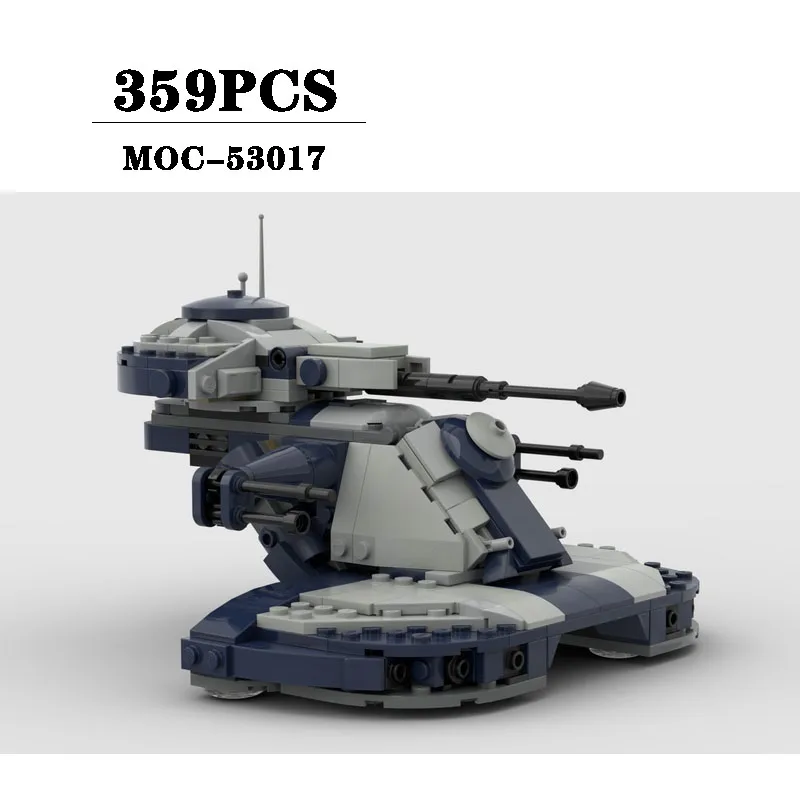 

Building Block MOC-53017 Armored Assault Tank Assembly Model 359PCS Boys Puzzle Education Birthday Christmas Toy Gift Ornaments