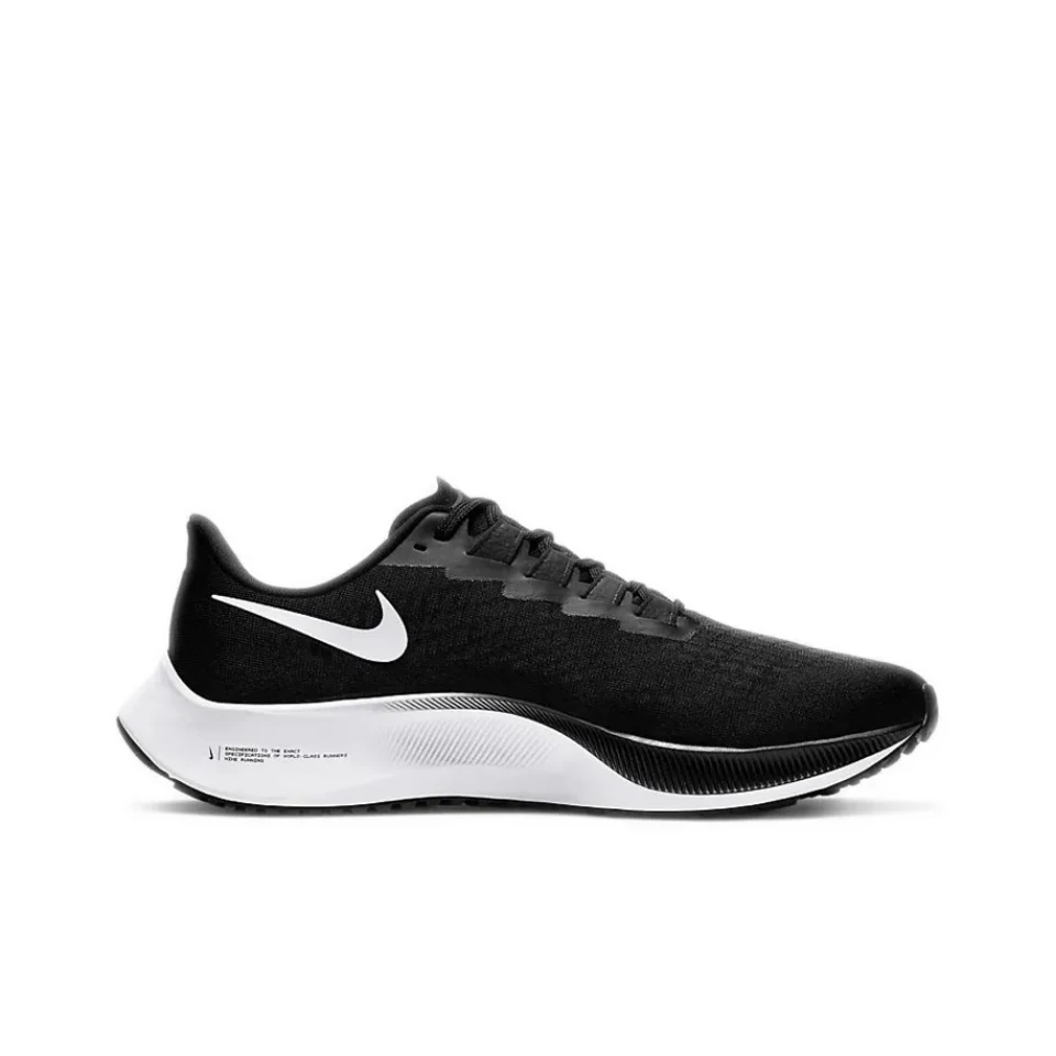 Original Nike Pegasus17 Men\'s Running Shoes Wear Resistant Shock Absorption Breathable Black Sneakers BQ9646-002