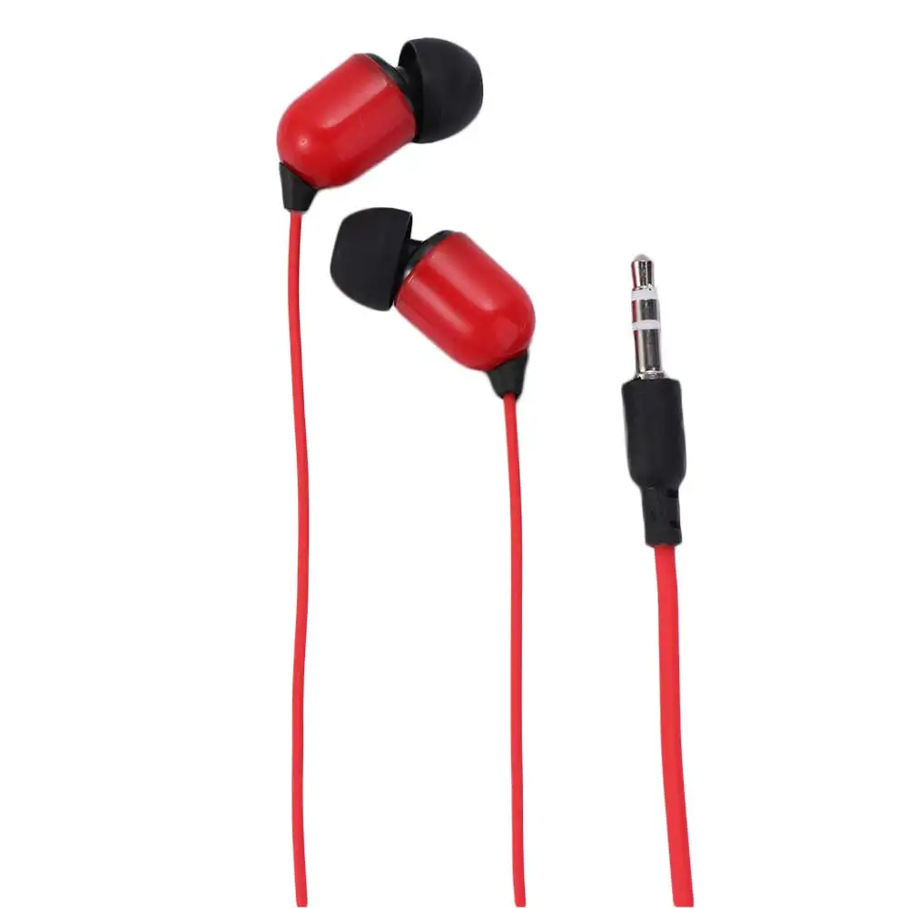 Laptop Monitor Headphone White Black Red Extra Long 3 Meters Wires Headphone In-Ear Earphone Stereo Earbuds Wired Earphone