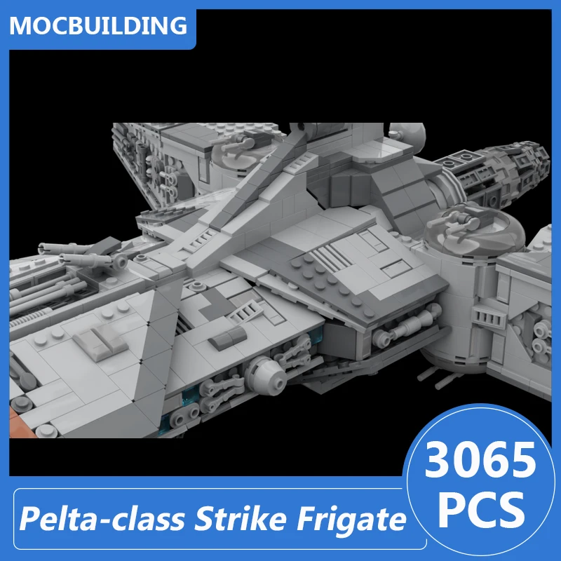 

Moc Building Blocks UCS Frigate Model Diy Assemble Bricks Space Collection Display Educational Creative Xmas Toys Gifts 3065PCS