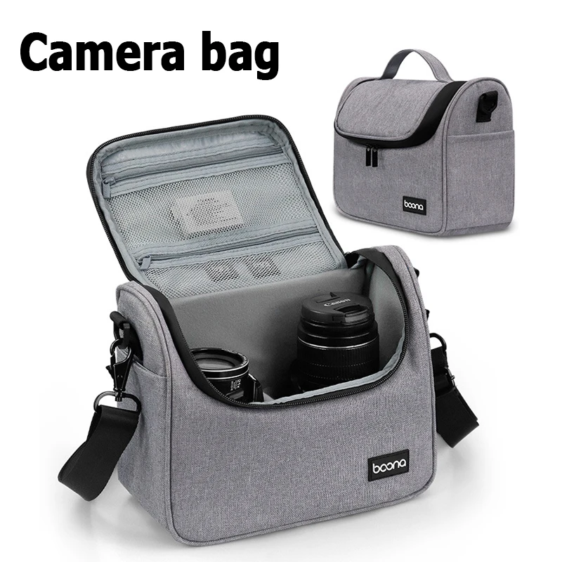 

Digital SLR Camera Bags For Canon Nikon Sony Micro Single Waterproof Shoulder Storage Bag Lens Photography Bag Camera Sleeve