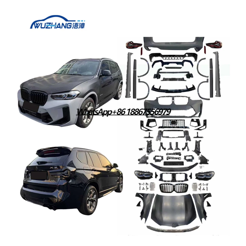 

Factory Wholesale Car Bumper for BMW X3 Series 2011-2017 F25 Upgraded to G01 G08MT Body Kit Rear Bumper Side Skirts Front Bumper