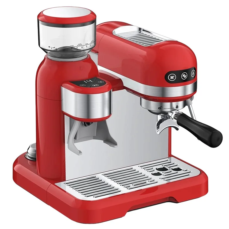 

Italian Semi-automatic Household Steam Frothed Milk with Grinding All-in-One Machine with Grinding Bean Latte