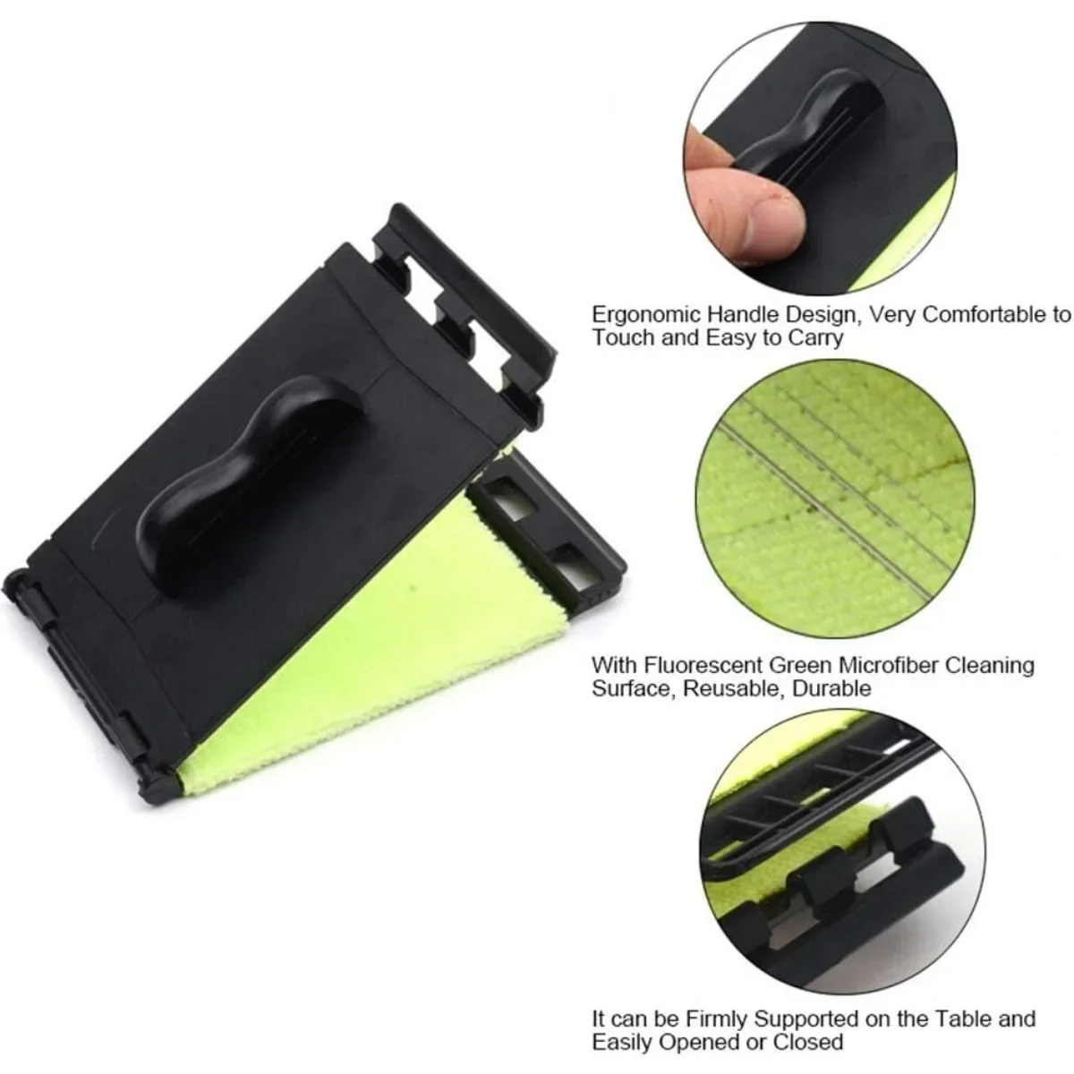 바이올린, 베이스, 우쿨렐레, 일렉트릭 기타의 유지 보수 및 관리를 위한 4pcs 기타 스트링 클리너 깨끗한 프렛보드 천 도구