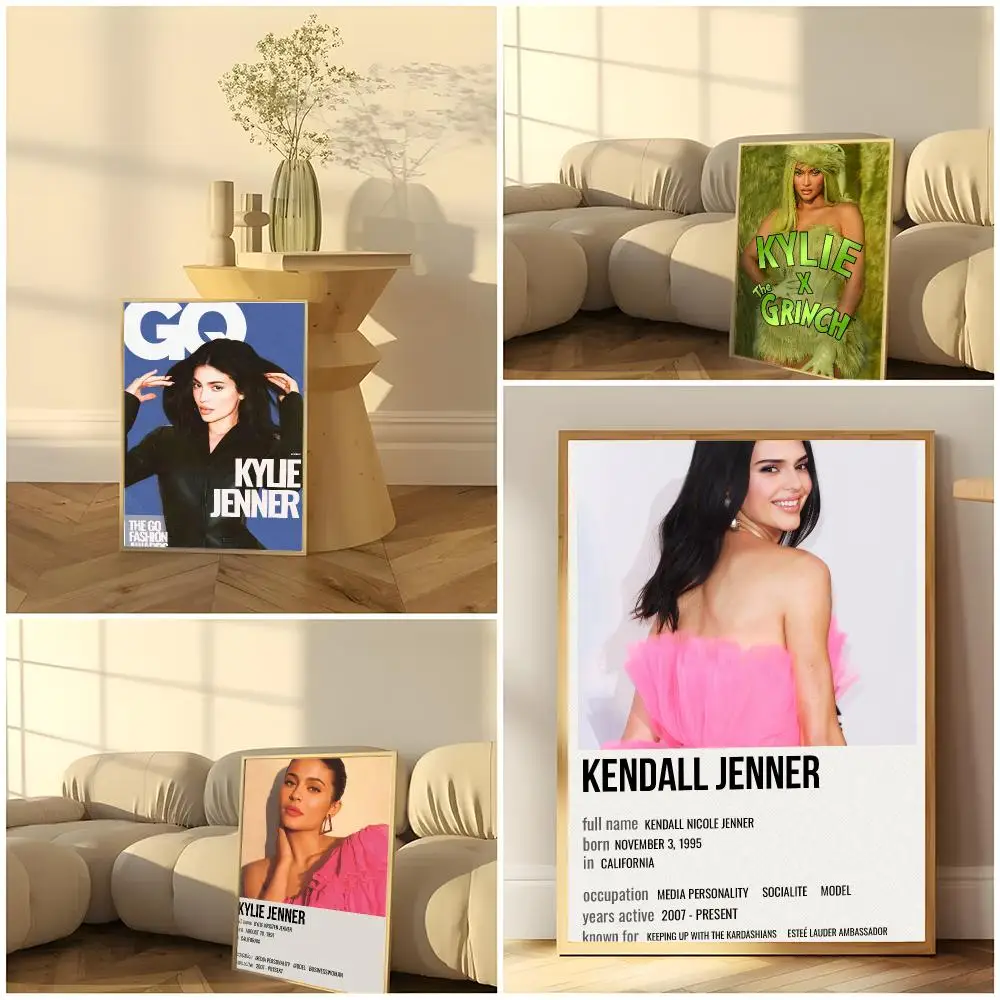 Kylie Jenner Cosmetics Beauty Mogul Painting Calligraphy Scandi minimalist Nursery print painting effect