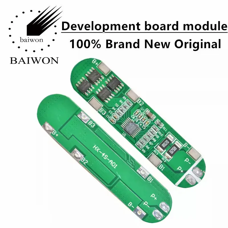 

4-string 14.8V 18650 lithium polymer battery protection board 16.8V anti overcharge and over discharge 12A current limiting