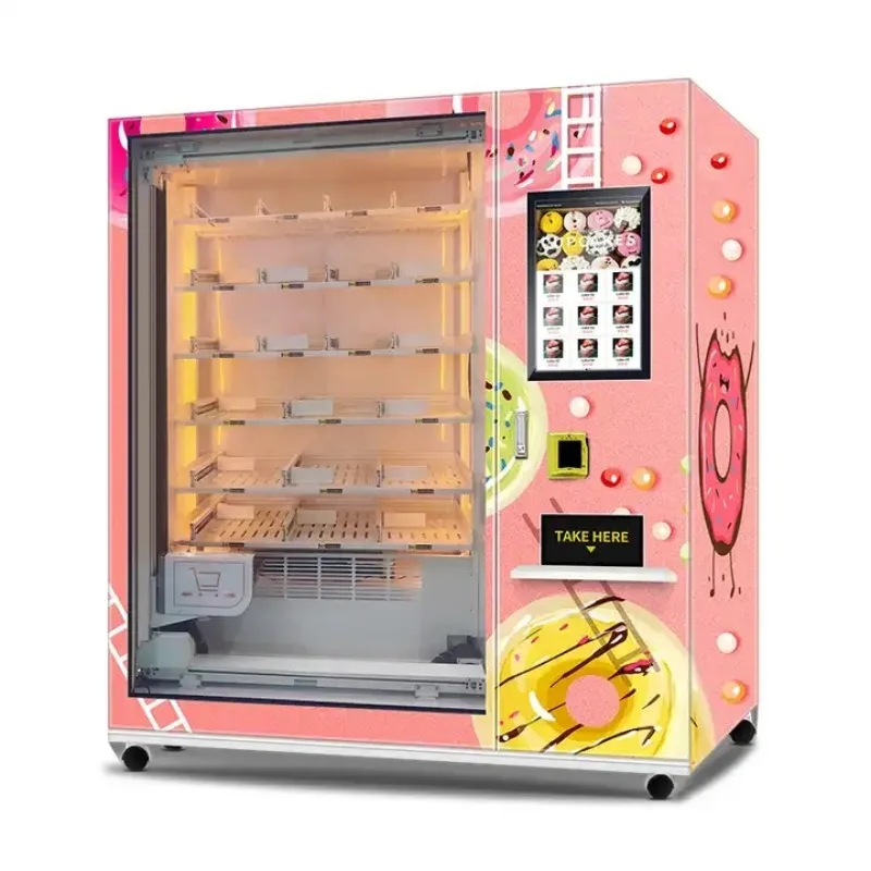 Fully Automatic Pizza Vending Machine For Sale Lets The Frozen Pizza Slice Making Vending Machine Robot Self-service Outdoor