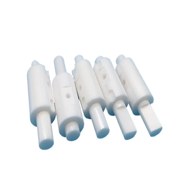

Custom machined white alumina ceramic shaft Custom industrial ceramic components