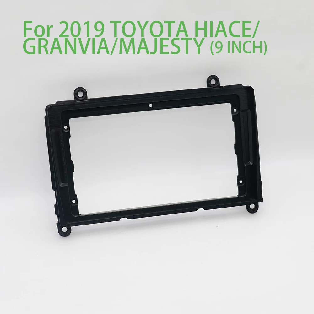 

Комплект для установки 9-дюймового Android-радио в приборную панель для автомобилей Toyota Hiace/Granvia/Majesty 2019 года: рамка, адаптер, аудиопанель