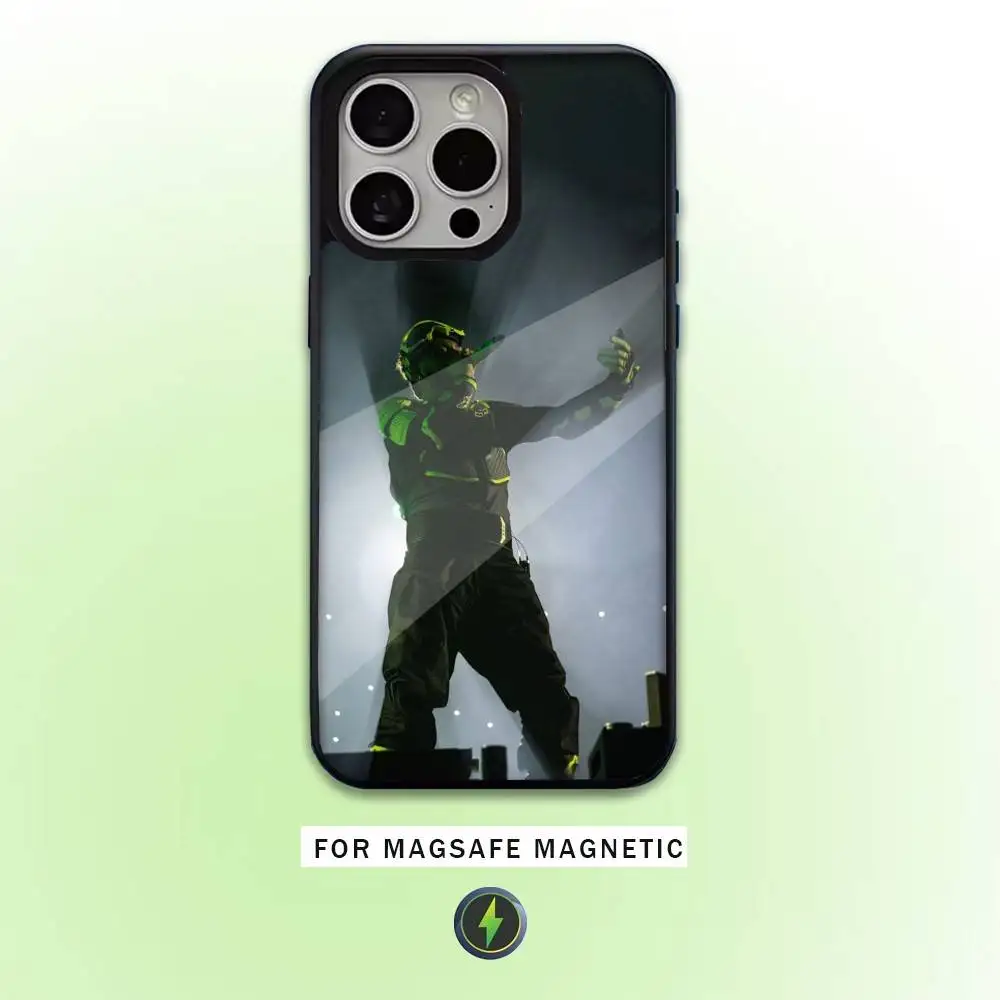 Funda de teléfono Jc Reyes Tour 2025 para iPhone17,16,15,14,13,12,11 Plus,Pro Max magnética para carga inalámbrica Magsafe