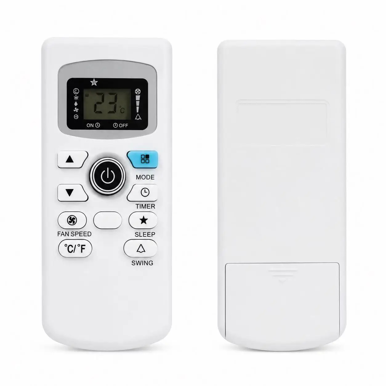Télécommande universelle UYKQ-44 pour climatiseur compatible avec TCL SOLEUS RCECAOSHAN CRAC1201 810900471BQ 810900471C