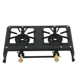 Cast Iron Household Large Firepower Natural Gas Stove Outdoor Camping Barbecue LPG Stove