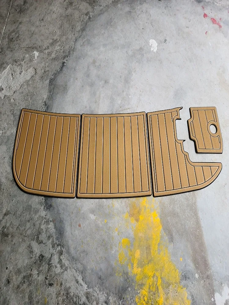 2002 Re-gal 2465 Commodore Swim Platform Step Pad Boat EVA Foam Teak Deck Floor