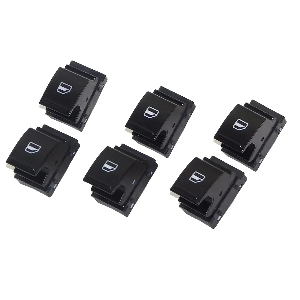 

6PCS Electric Power Auto Window Switch Passenger Side Door glass Dip Lift Switch for VW Golf MK5 Caddy 7L6 959 855B 7L6959855B