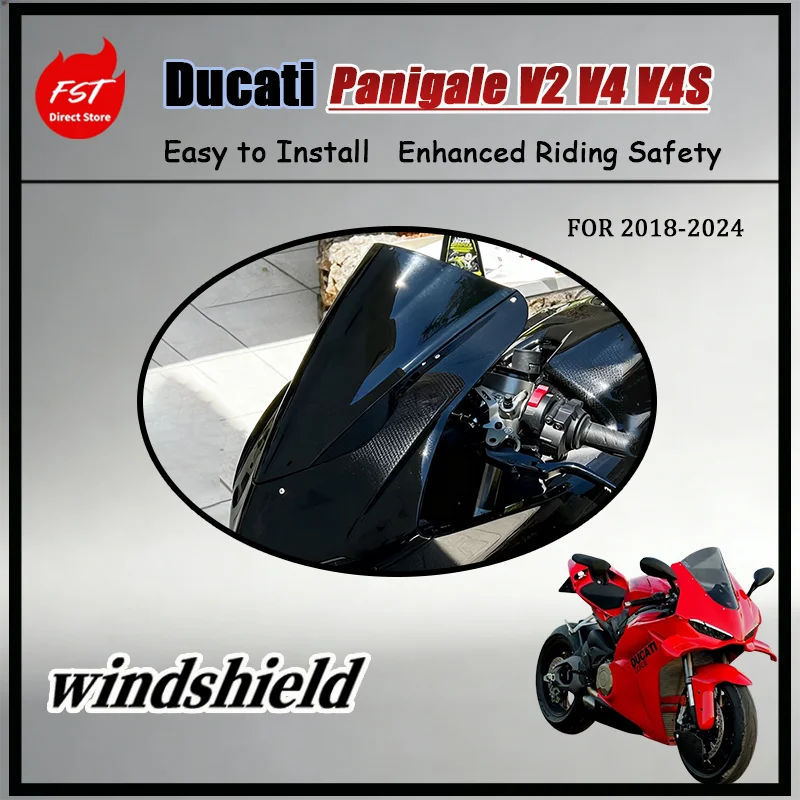

FOR Professional Ducati Panigale V2 V4 V4S Circuit Front Wind Deflector Reduce Drag Modified Front Fairing Panel for Motorcycle