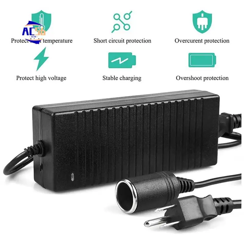 

AC56-Car Power Adapter Power Convert AC Adapter DC 110V / 220V To 12V 10A Power Adapter Converter