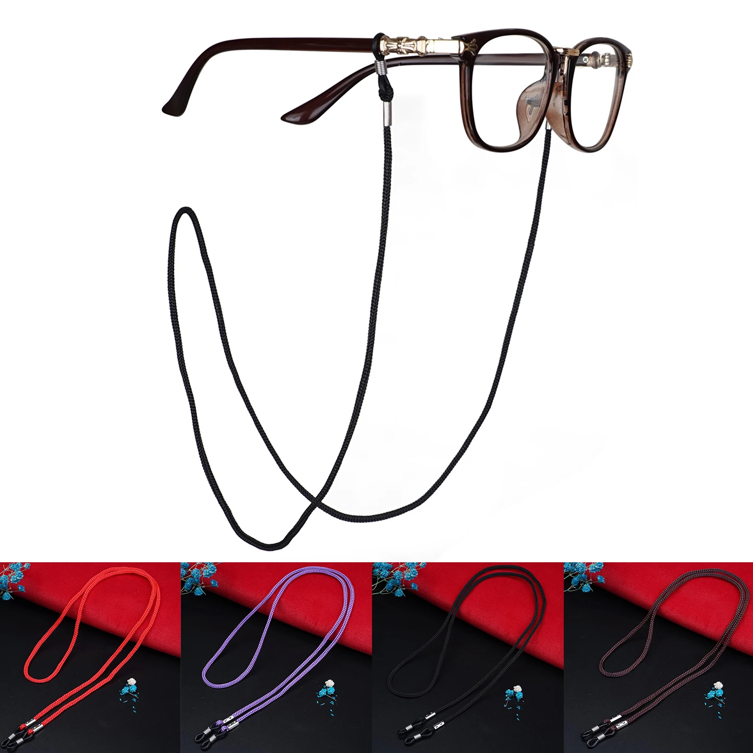 Women Sunglasses Starp Fashion Braided Glasses Rope Eyeglass Chain Reading Glasses Lanyard Eyewear Holder Neck Rope