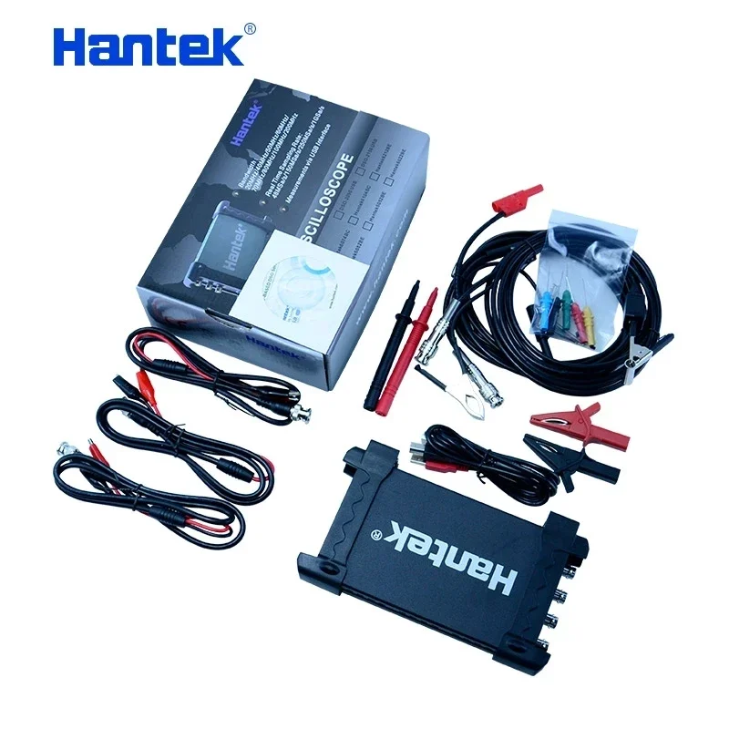 

Hantek 6204BE 200MHz Automotive oscilloscope 4 Channels 1Gsa/s Portable USB PC Handheld Digital Osciloscopio Diagnostic-tool