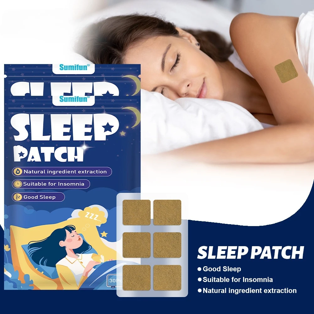 

Натуральный травяной пластырь для сна для облегчения бессонницы, быстродействующие успокаивающие ночные наклейки, бесплатное путешествие, безопасное средство для сна для взрослых