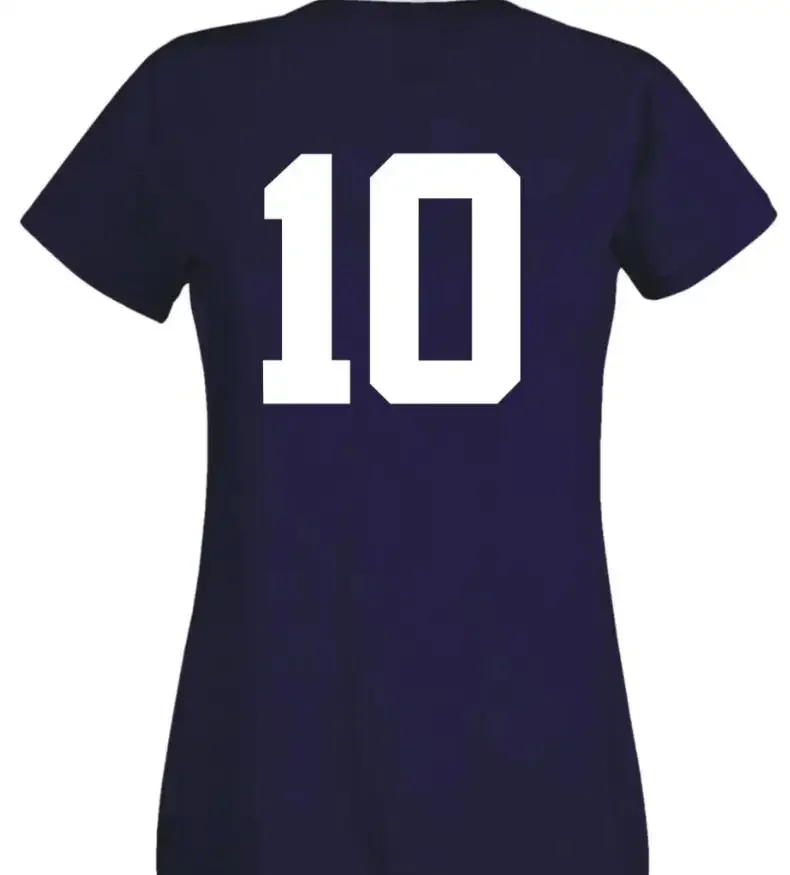Usa Amerika Damen T-Shirt Navy Team Nr All 10 Footballer Brand Tshirt Homme Tees Print T-Shirt Harajuku Brand T-Shirts