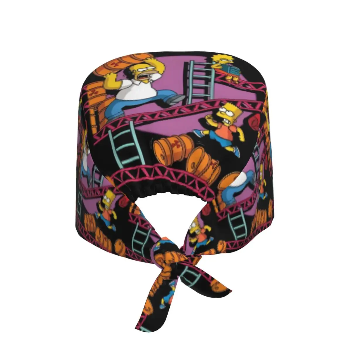 Custom S-Simpsones-Anime Comi Medical Staff Scrubs Hat Unisex Game For Chef Hat Scrub Caps