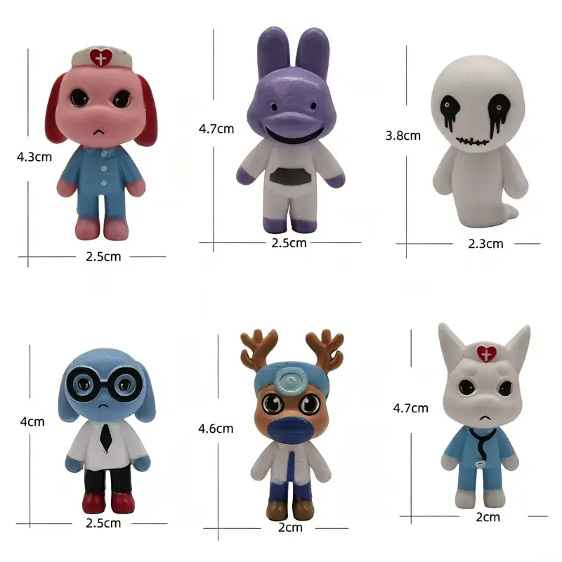Actionfigur Tierklinik-Modell Mini-PVC-Spielzeug-Set – Detail 7