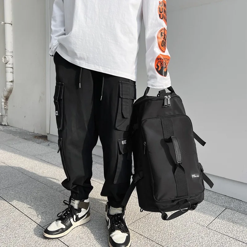 

Супер крутой дорожный рюкзак 2025 года, многофункциональная дорожная сумка через плечо на одно плечо, повседневная многоцелевая спортивная сумка большой вместимости