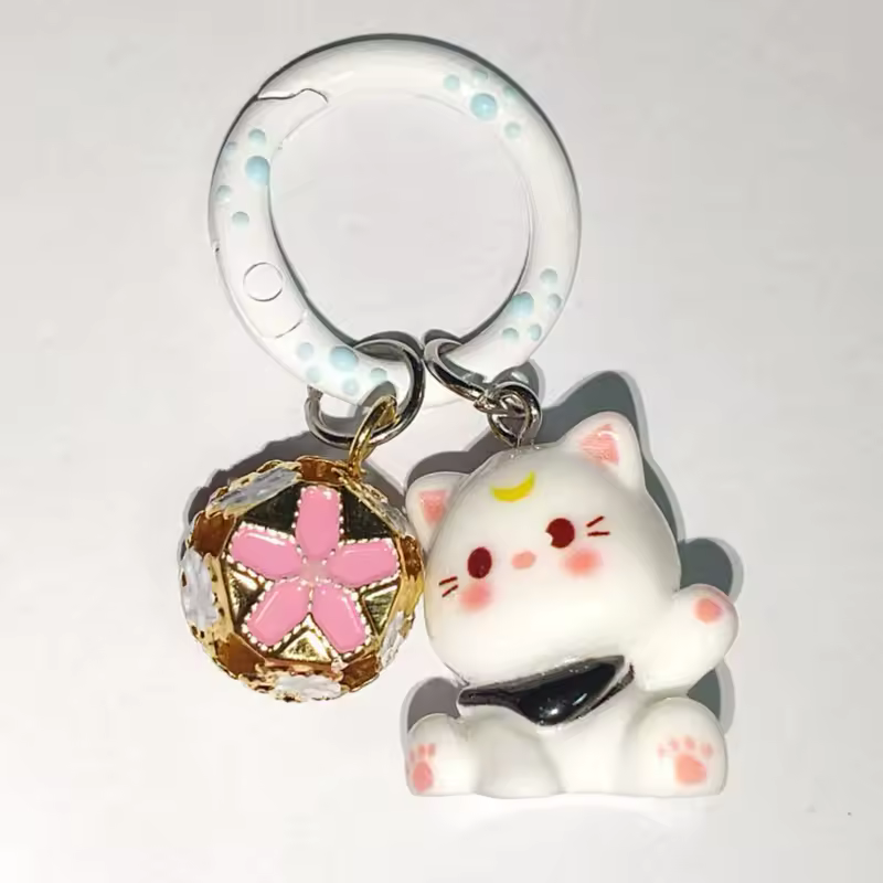 Fluffy Alpaca Elk Capybara Animal Keychains Resin Cartoon Lovely Funny Garlic Goose 3D Doll Pendant Bag Box Car Key Ring Jewelry - Image 29