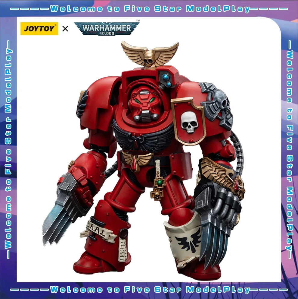 

【FS】JOYTOY Warhammer 40K масштаб 1/18 фигурки Blood Angels Assault Terminators Brother Nassio модели игрушки подарки