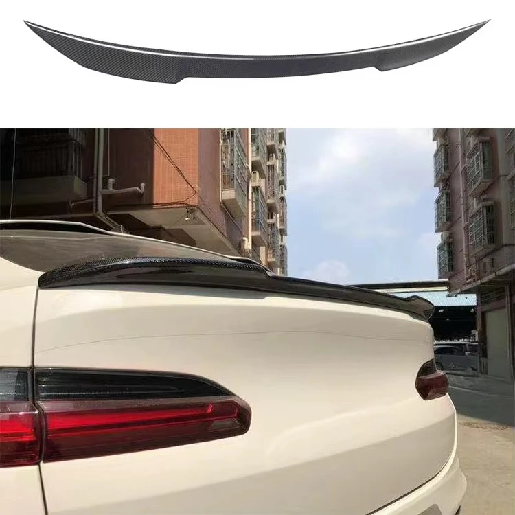 

Hot-selling for G08 F98 CS Style Carbon Fiber FibreRear Spoiler Wing for BMW X4 G08 X4M F98 2019-IN