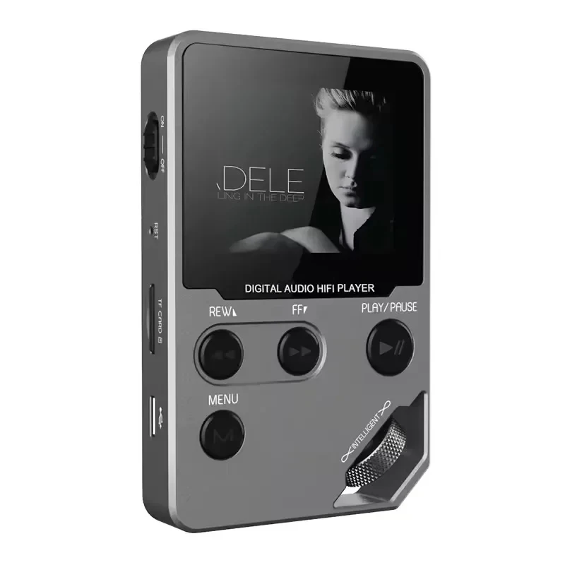 

C5 8GB Lossless Bluetooth MP3 Music Player, Zinc Alloy Body,Rotary Controls,Wireless Connection,FM Radio,Voice Recorder